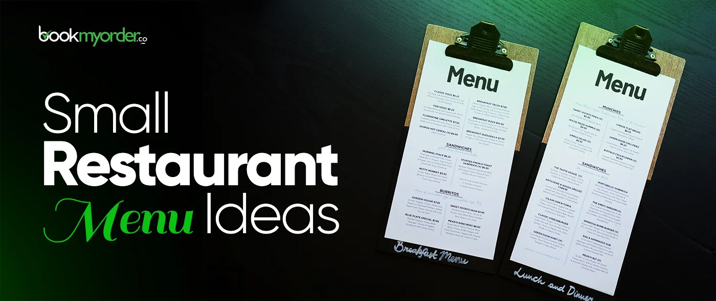 Top 10 Small Restaurant Menu Ideas